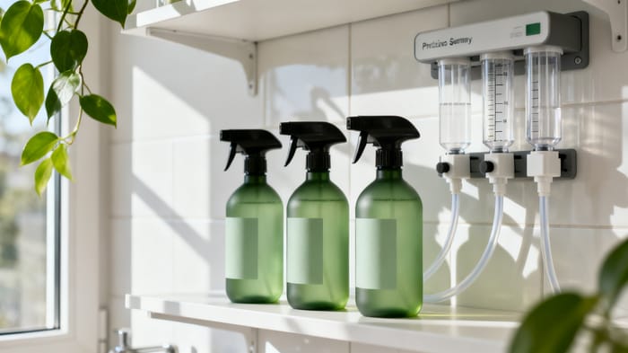 Ökologische Reinigungsmittel & Dosiertechnik