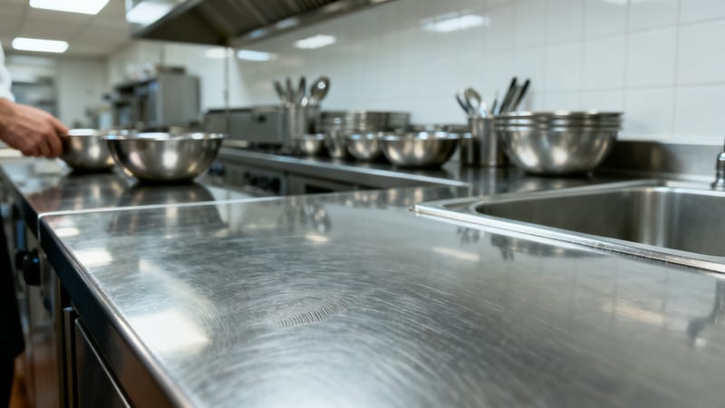 Fettlösende Tiefenreinigung einer Großküche in Hannover