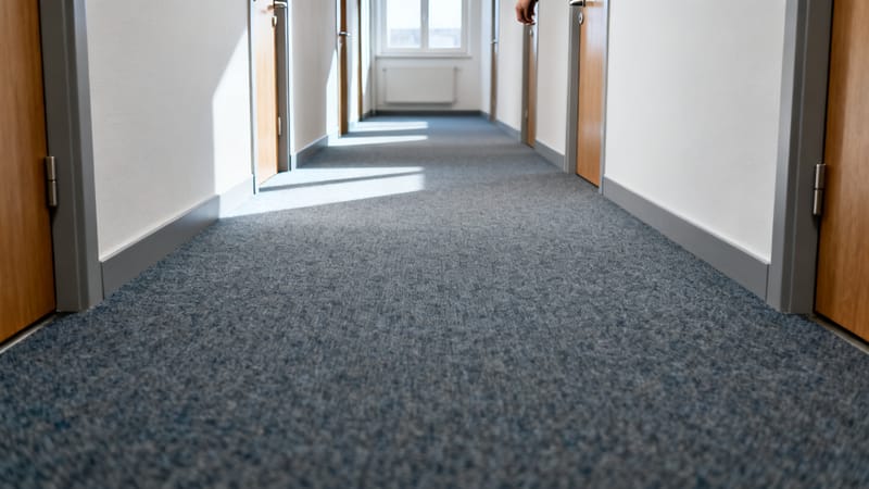 Sprühextraktion eines Teppichs bei einer Intensivreinigung in Hannover